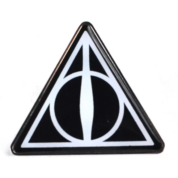 Harry Potter Halál Ereklyéi fekete kitűző Harry Potter Halál Ereklyéi fekete kitűző