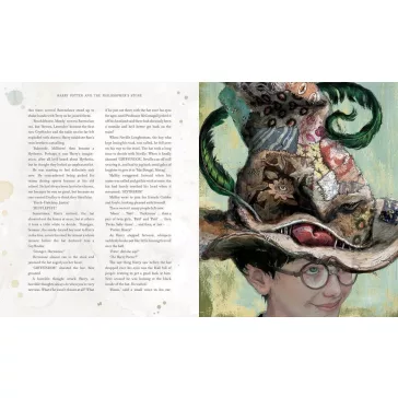   Harry Potter és a bölcsek köve – illusztrált könyv, angol