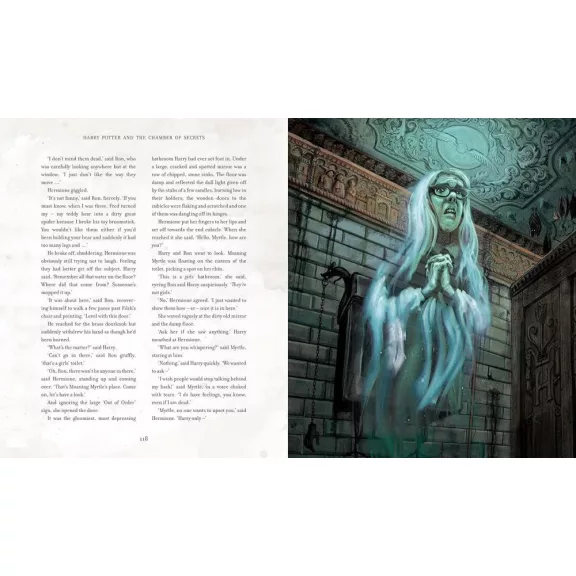 Harry Potter és a Titkok Kamrája – illusztrált könyv, angol
