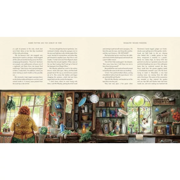 Harry Potter és a Tűz Serlege – illusztrált könyv, angol