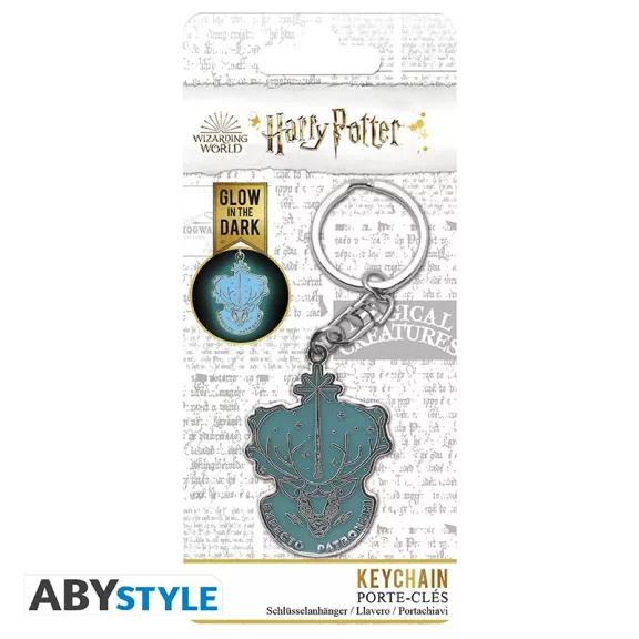 Harry Potter – Expecto Patronum világító fém kulcstartó