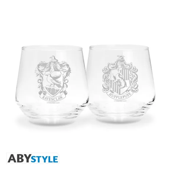 Harry Potter - Hollóhát és Hugrabug címeres 2 darabos pohár szett (300 ml) Harry Potter - Hollóhát és Hugrabug címeres 2 darabos pohár szett (300 ml)
