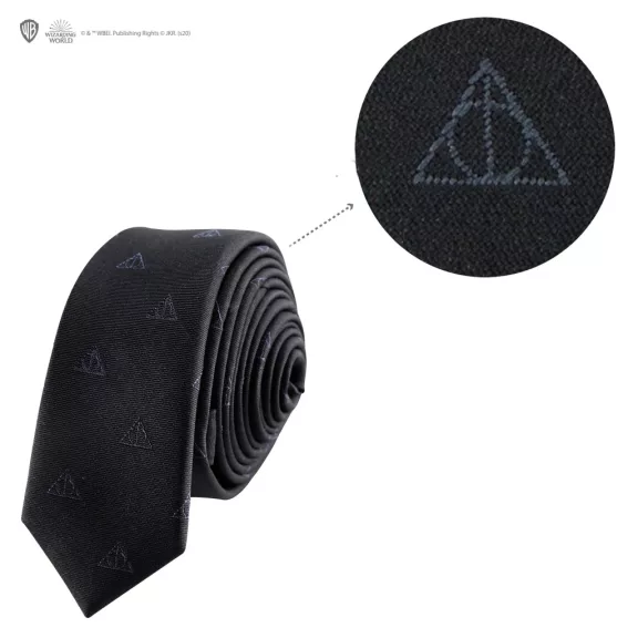 Halál ereklyéi Nyakkendő Deluxe Ajándékszett – Harry Potter Elegancia Sötét Stílusban Halál ereklyéi Nyakkendő Deluxe Ajándékszett – Harry Potter Elegancia Sötét Stílusban