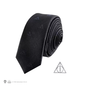   Halál ereklyéi Nyakkendő Deluxe Ajándékszett – Harry Potter Elegancia Sötét Stílusban