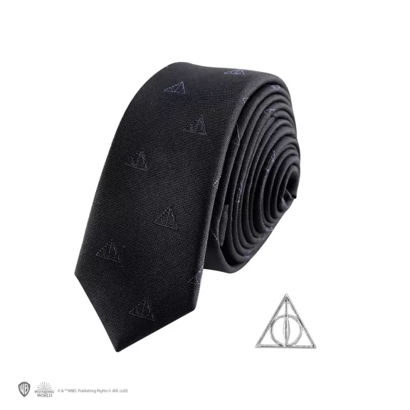 Halál ereklyéi Nyakkendő Deluxe Ajándékszett – Harry Potter Elegancia Sötét Stílusban Halál ereklyéi Nyakkendő Deluxe Ajándékszett – Harry Potter Elegancia Sötét Stílusban