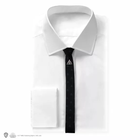 Halál ereklyéi Nyakkendő Deluxe Ajándékszett – Harry Potter Elegancia Sötét Stílusban Halál ereklyéi Nyakkendő Deluxe Ajándékszett – Harry Potter Elegancia Sötét Stílusban