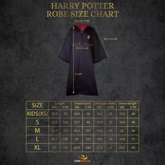Harry Potter – Hivatalos Griffendél talár 