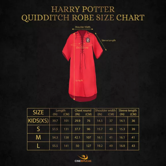 Harry Potter - Griffendél kviddics talár Harry Potter - Griffendél kviddics talár