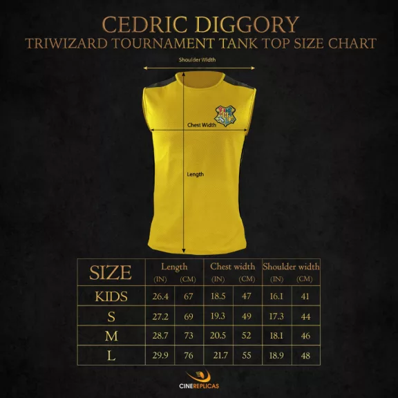 Cedric Diggory Hugrabug Trimágus Tusa ujjatlan póló