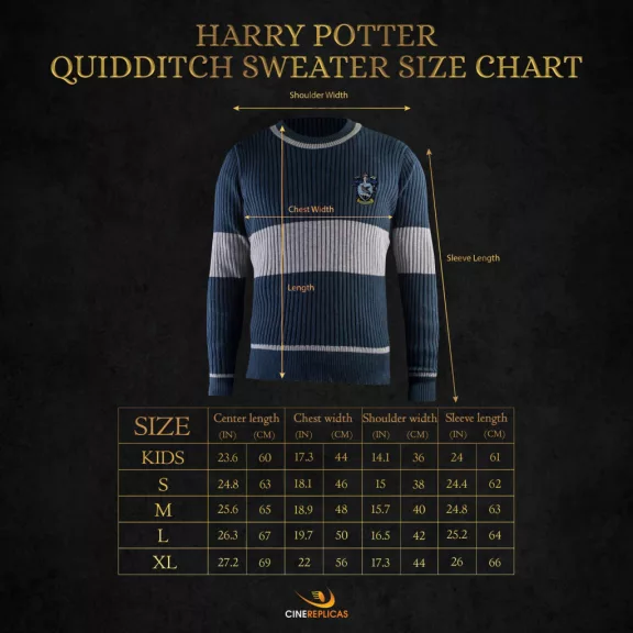 Harry Potter Hollóhát Kviddics Pulóver M Harry Potter Hollóhát Kviddics Pulóver M