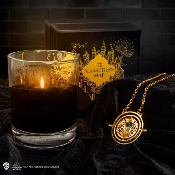 Harry Potter - Tekergők Térképe gyertya Időnyerő nyaklánccal Harry Potter - Tekergők Térképe gyertya Időnyerő nyaklánccal