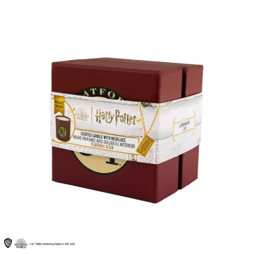   Harry Potter - 9 és 3/4. vágány gyertya Roxfort Expressz-jegy nyaklánccal