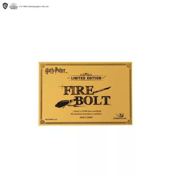 Harry Potter Firebolt - Tűzvillám seprű – Limitált kiadású replika, 165 cm