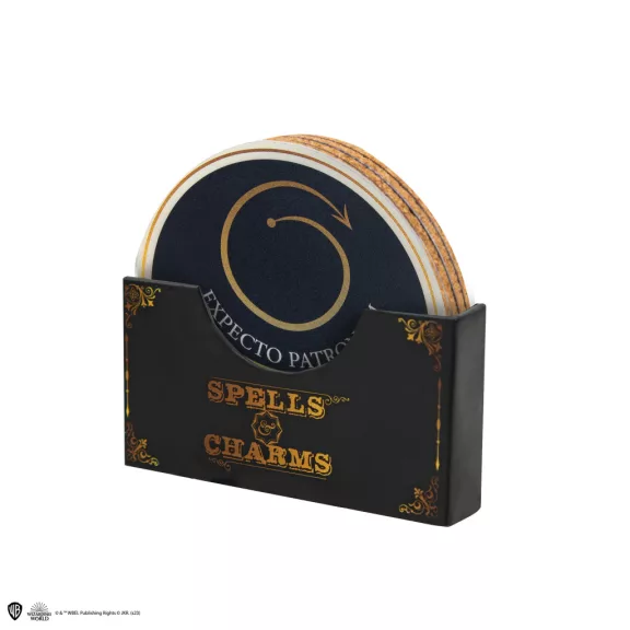 Harry Potter - Varázsigék és bűbájok 4 db-os poháralátét szett Harry Potter - Varázsigék és bűbájok 4 db-os poháralátét szett