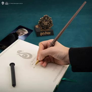   Harry Potter - Draco Malfoy varázspálca toll tartóval és lentikuláris könyvjelzővel