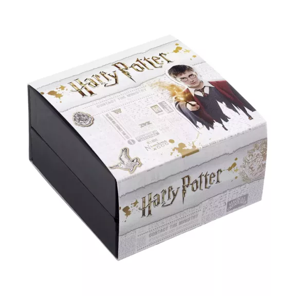 Harry Potter - Aranycikesz gyűrű kristályokkal L