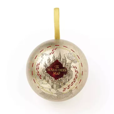   Harry Potter - Tekergők Térképe karácsonyfadísz kitűzővel