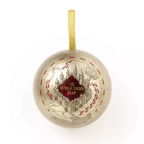 Harry Potter - Tekergők Térképe karácsonyfadísz kitűzővel Harry Potter - Tekergők Térképe karácsonyfadísz kitűzővel