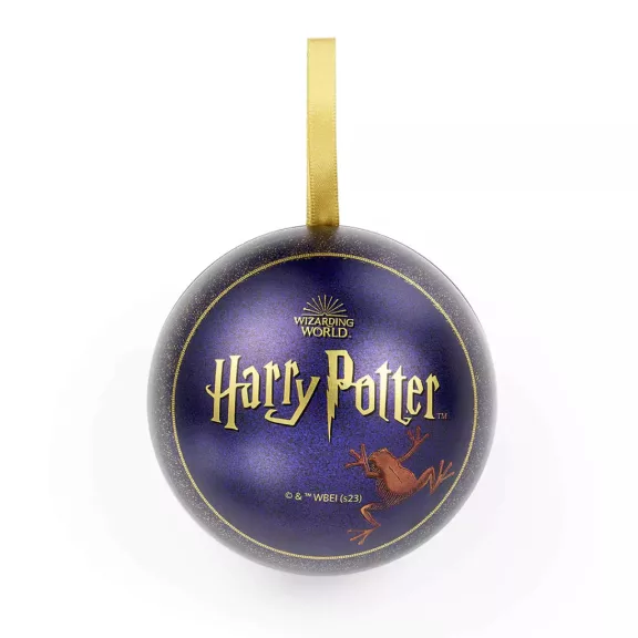 Harry Potter - Csokibéka karácsonyfadísz kitűzővel Harry Potter - Csokibéka karácsonyfadísz kitűzővel