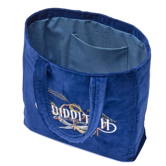 Harry Potter Kviddics Hímzett Bársony Shopper Táska Harry Potter Kviddics Hímzett Bársony Shopper Táska