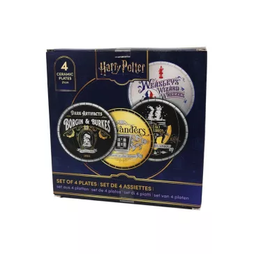   Harry Potter – Abszol út üzletei 4 darabos tányér szett