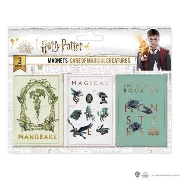   Harry Potter - Legendás Lények Gondozása hűtőmágnes szett (3 db)