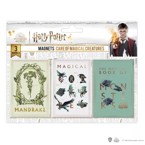Harry Potter - Legendás Lények Gondozása hűtőmágnes szett (3 db) Harry Potter - Legendás Lények Gondozása hűtőmágnes szett (3 db)
