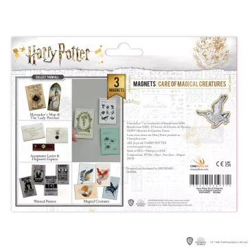   Harry Potter - Legendás Lények Gondozása hűtőmágnes szett (3 db)