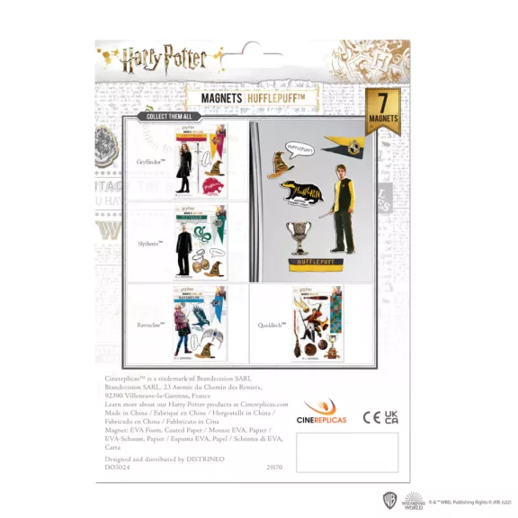 Harry Potter - Hugrabug habmágnes készlet Harry Potter - Hugrabug habmágnes készlet