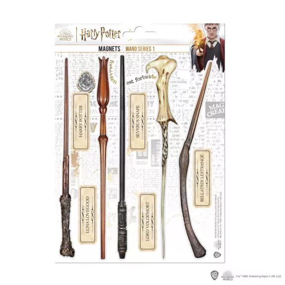 Harry Potter - Varázspálcák habmágnes készlet Harry Potter - Varázspálcák habmágnes készlet