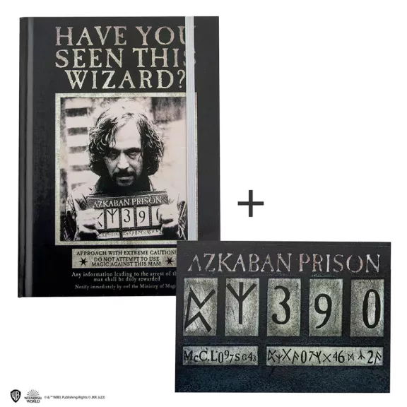 Harry Potter - Sirius Black azkabani keményfedeles jegyzetfüzet könyvjelzővel Harry Potter - Sirius Black azkabani keményfedeles jegyzetfüzet könyvjelzővel