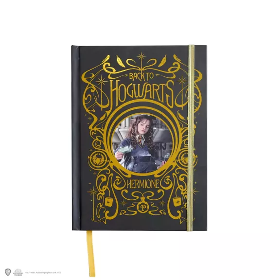 Harry Potter - Hermione és varázsigék keményfedeles jegyzetfüzet könyvjelzővel Harry Potter - Hermione és varázsigék keményfedeles jegyzetfüzet könyvjelzővel
