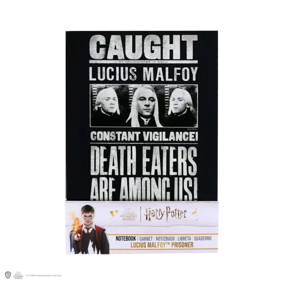 Lucius Malfoy azkabani fogoly puhafedeles jegyzetfüzet Lucius Malfoy azkabani fogoly puhafedeles jegyzetfüzet