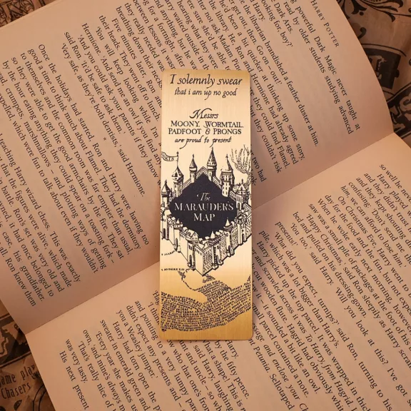 Harry Potter - Tekergők Térképe fém könyvjelző Harry Potter - Tekergők Térképe fém könyvjelző