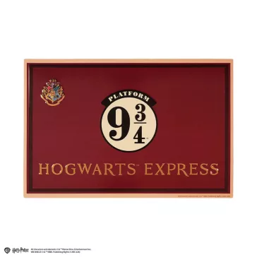   Harry Potter - 9 és 3/4. vágány alumínium dekorációs tábla