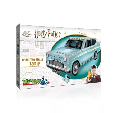   Harry Potter - Weasley család repülő autója 130 darabos Wrebbit 3D puzzle