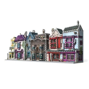   Harry Potter - Ollivander pálcaboltja és Scribbulus írószerbolt 295 darabos Wrebbit 3D puzzle