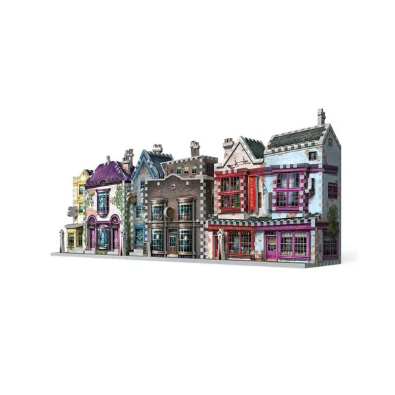 Harry Potter - Kviddics a javából és Slug & Jiggers patika 305 darabos Wrebbit 3D puzzle