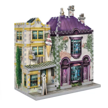   Harry Potter - Madam Malkin talárszabászata és Florean Fortescue fagylaltozója 2290 darabos Wrebbit 3D puzzle