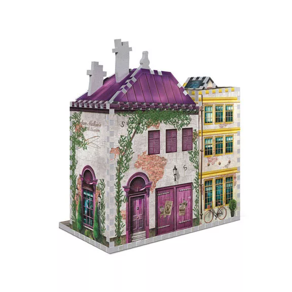 Harry Potter - Madam Malkin talárszabászata és Florean Fortescue fagylaltozója 2290 darabos Wrebbit 3D puzzle
