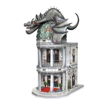   Harry Potter - Gringotts Varázslóbank 300 darabos Wrebbit 3D puzzle