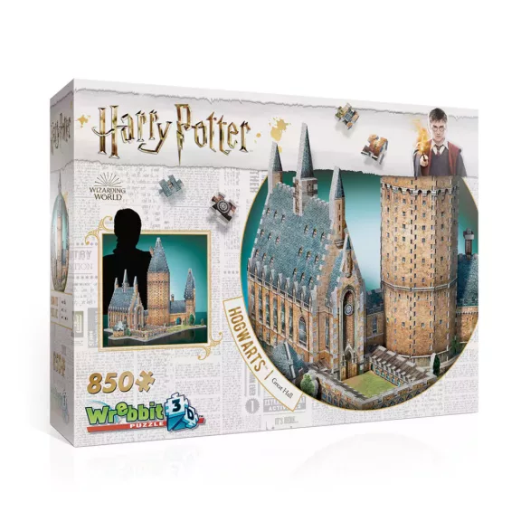 Harry Potter - Roxfort Nagyterem 850 darabos Wrebbit 3D puzzle Harry Potter - Roxfort Nagyterem 850 darabos Wrebbit 3D puzzle
