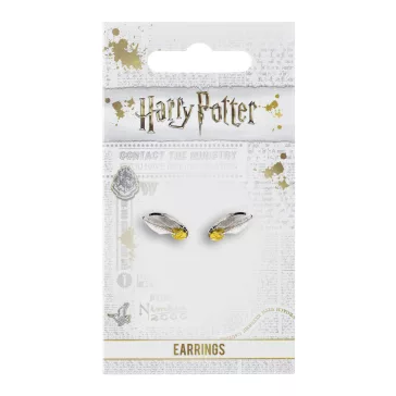 Harry Potter Aranycikesz Ezüstözött Fülbevaló