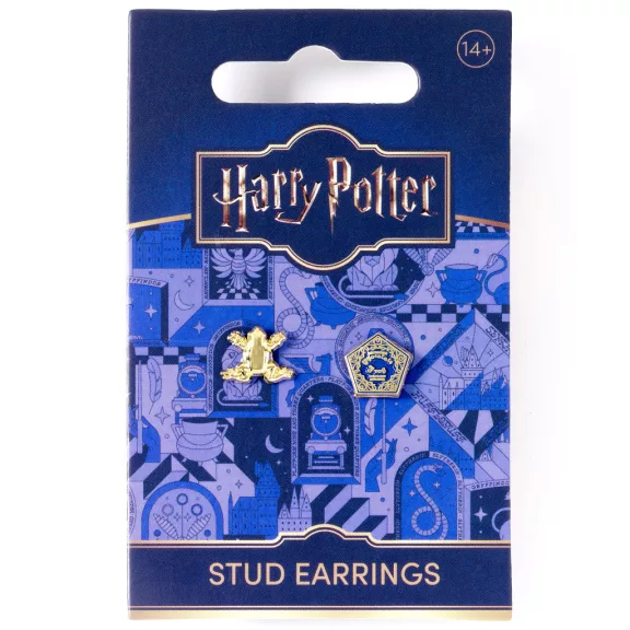 Harry Potter Csokibéka aranyozott bedugós fülbevaló Harry Potter Csokibéka aranyozott bedugós fülbevaló