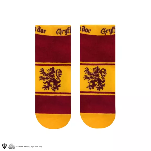 Griffendél Bokazokni 3 Pár/Szett - Harry Potter Kollekció