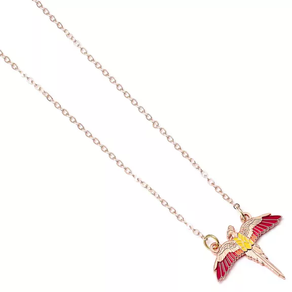 Harry Potter – Fawkes Főnix Rose Gold Nyaklánc